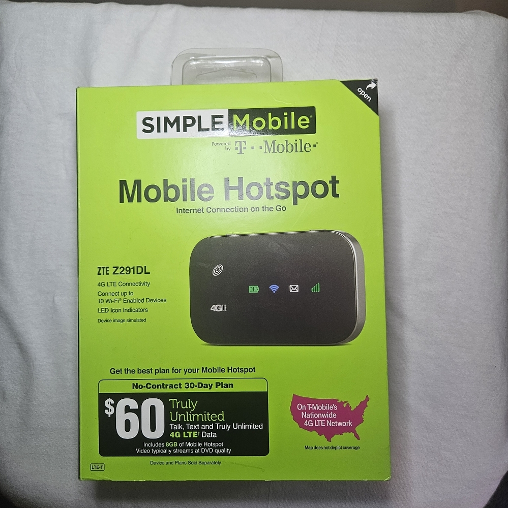T Mobile Simple Mobile Hotspot Device